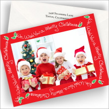 We Wish You Photo Cards - Horizontal