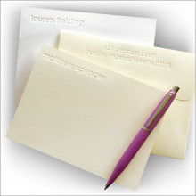 Wheaton Debossed Cards