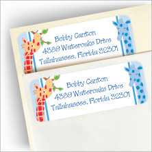 A Boy's View Address Labels