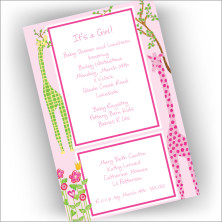A Girl's View Invitations