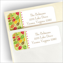 Autumn Leaves Address Labels