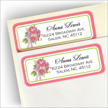 Bridal Bouquet Address Labels