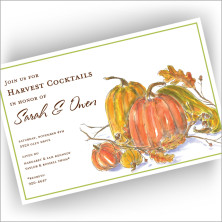 Harvest Flair Invitations
