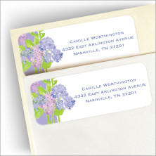 Hydrangeas Address Labels