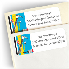Nailed Down Return Address Labels