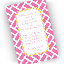 Pink Bricks Invitations