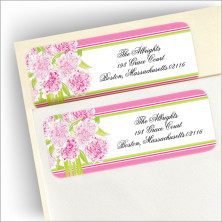 Pretty Peonies Address Labels