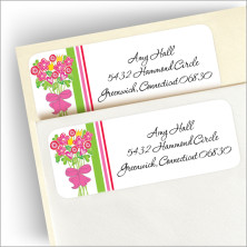 Sweet Bouquet Return Address Labels
