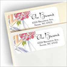 Sweet Bride Address Labels