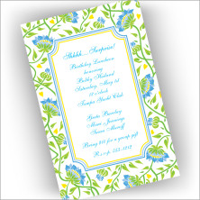 Wall Flowers Invitations
