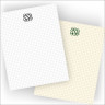 100 Sheet Memo Pad - with Monogram - Grid