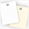 100 Sheet Memo Pad - with Monogram - Lined