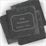 Slate Coasters with Frame Border - Block