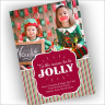 Jolly Holiday Photocard - Format 3