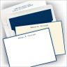 Deluxe Stationery Box - Navy Correspondence Cards