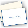 Deluxe Stationery Box - Navy Fold Note