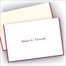 Deluxe Stationery Box - Wine Fold Note