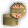 Blossoming Color Return Address Labels Tin - Pink