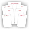 Desk Memo Pad Set - White