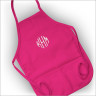 Kid's Apron - Pink with Monogram