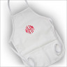 Kid's Apron - White with Monogram
