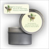 Pinecone Return Address Labels Tin