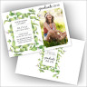 Mint Ivy Graduation Invitation