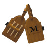 Golf Bag Tag Woodgrain