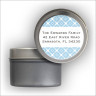 Marrakesh Sky Collection Labels Tin - Silver