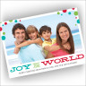 Bubble Joy Holiday Photocard - Format 3