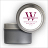 Coventry Square Labels Tin - Design 2 - White