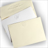 DYO Embossed Correspondence Cards - with Initial