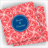 Designer Coasters - Red Swirls