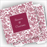 Designer Coasters and Holder - Floral