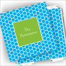 Designer Coasters and Holder - Honeycomb