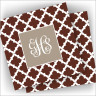 Designer Coasters - with Monogram - Petals