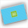 Designer Serving Trays - Large - with Monogram - Honeycomb