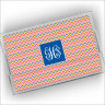 Designer Serving Trays - Large - with Monogram - Chevron