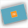 Designer Serving Trays - Large - with Monogram - Bristol Tile