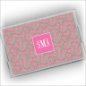 Designer Serving Trays - Large - with Monogram - Preppy Swirls