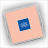 Designer Serving Trays - Small - with Monogram - Coral Key