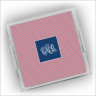 Designer Serving Trays - Small - with Monogram - Americana Stripe