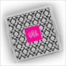 Designer Serving Trays - Small - with Monogram - Damask
