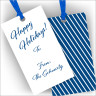 Holiday Gift Tags - Happy Holidays/Blue