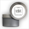 Monogram Address Label Tin - White
