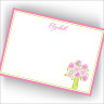 Pretty Pink Peony Correspondence Cards