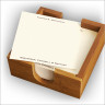 Square Memos in Holder - Ivory