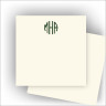 Square Memos Refill - with Monogram - Ivory